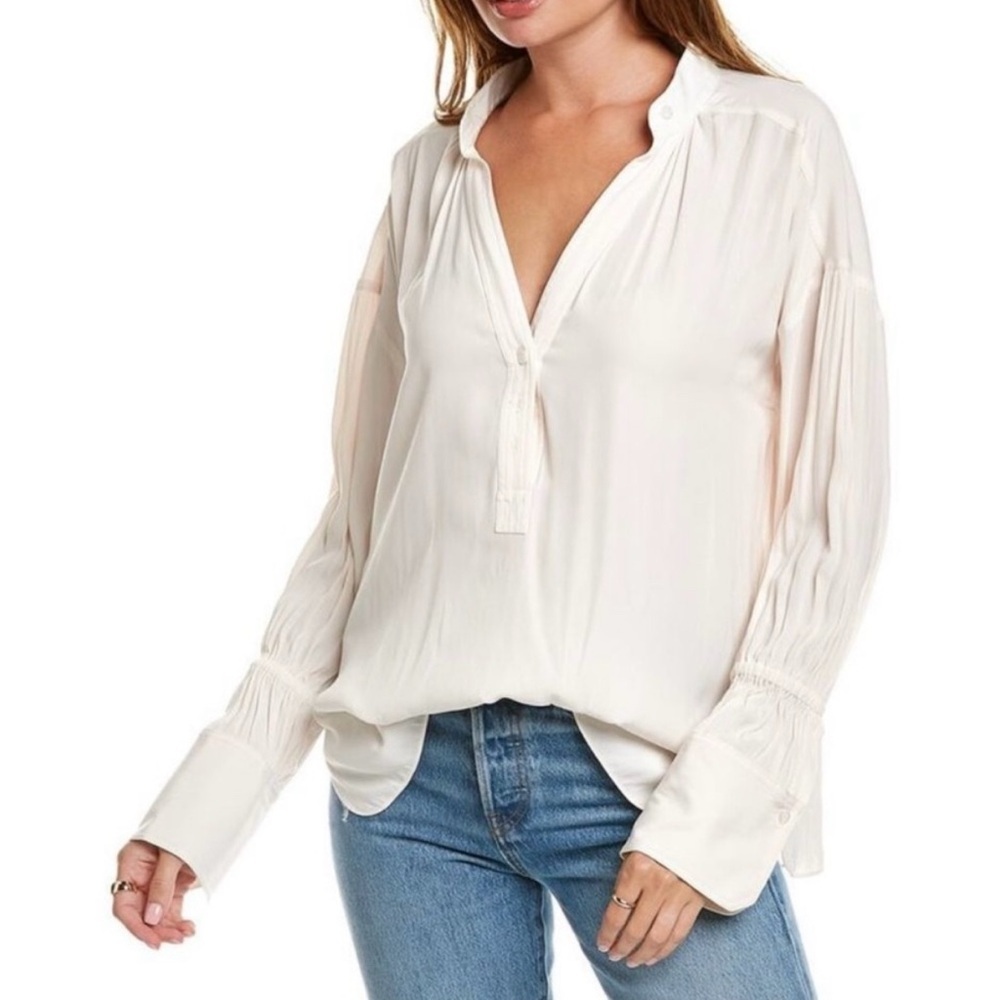 A.L.C Paulina pale pink blouse, size 2